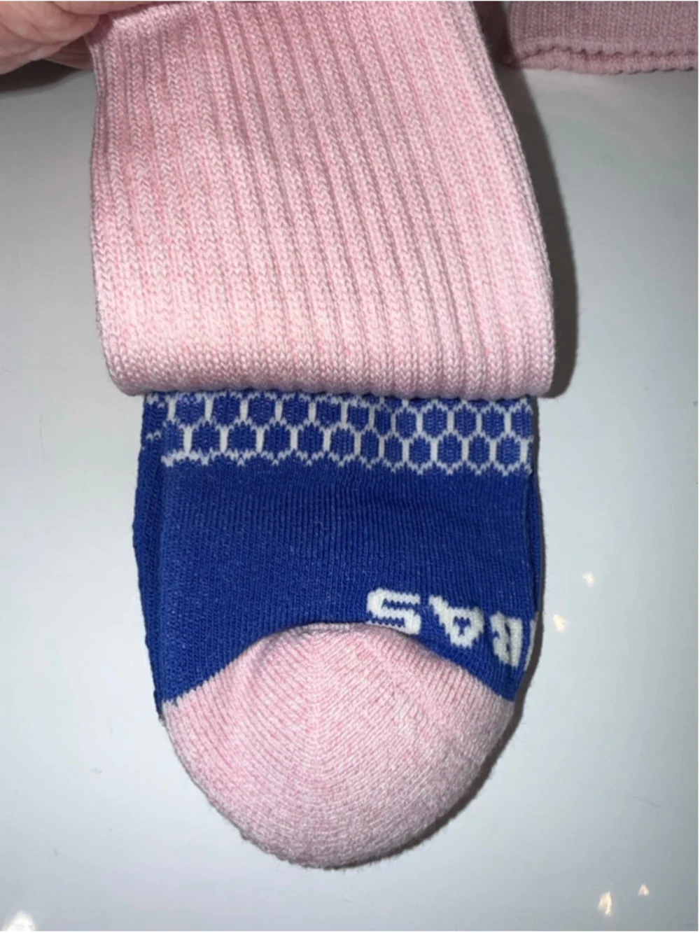 Women’s Bombas Socks size Medium Calf Socks Casual Black & Pink 5 Pairs Nurse